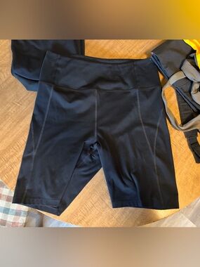 Black Athletic Biker Shorts girlfriend